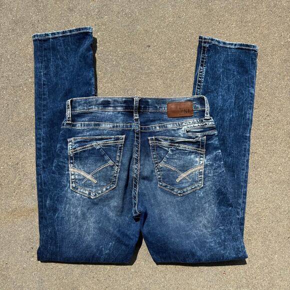 Buckle BKE Jake 33L Straight Leg Stretch Jeans Style AVS16077 - Picture 1 of 9